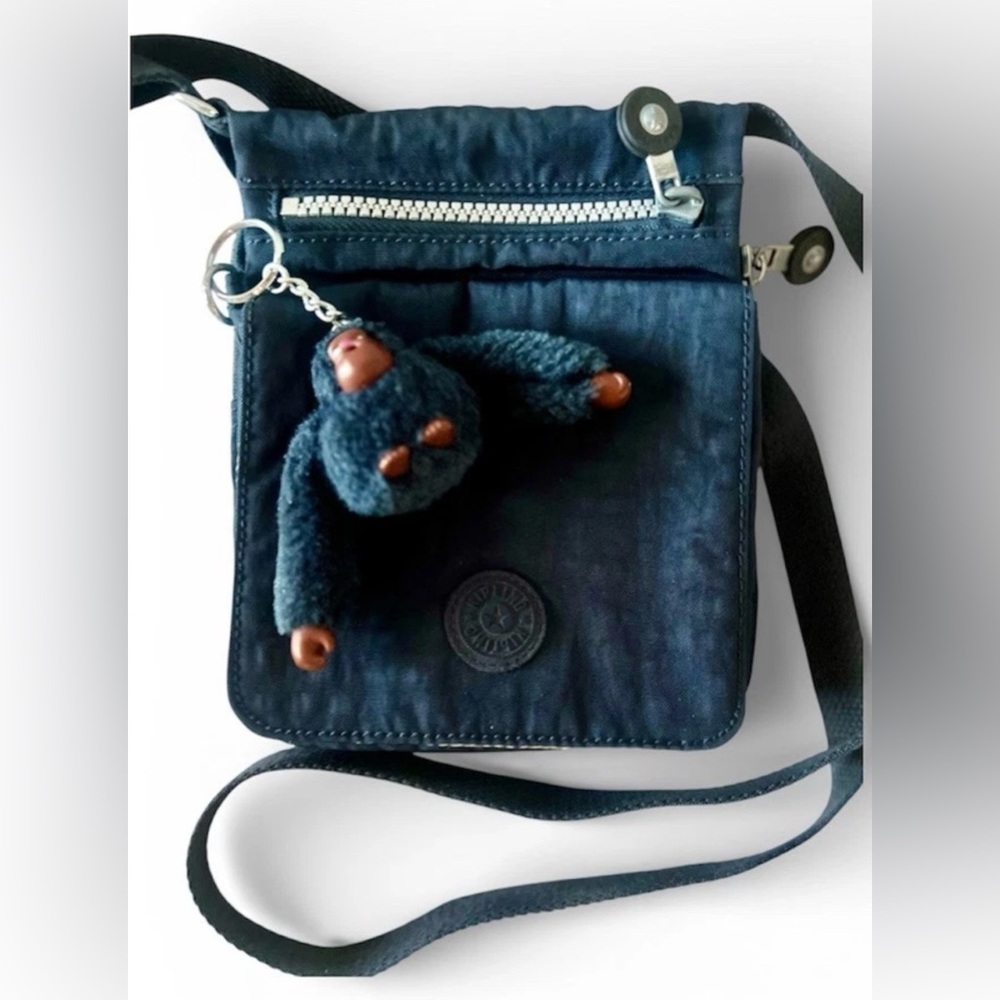 Kipling Eldorado Mini Crossbody Bag Travel Organizer Monkey Purse EUC Festival
